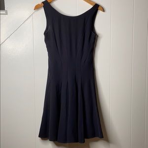 Theory Scoop Neck Flounce Dress